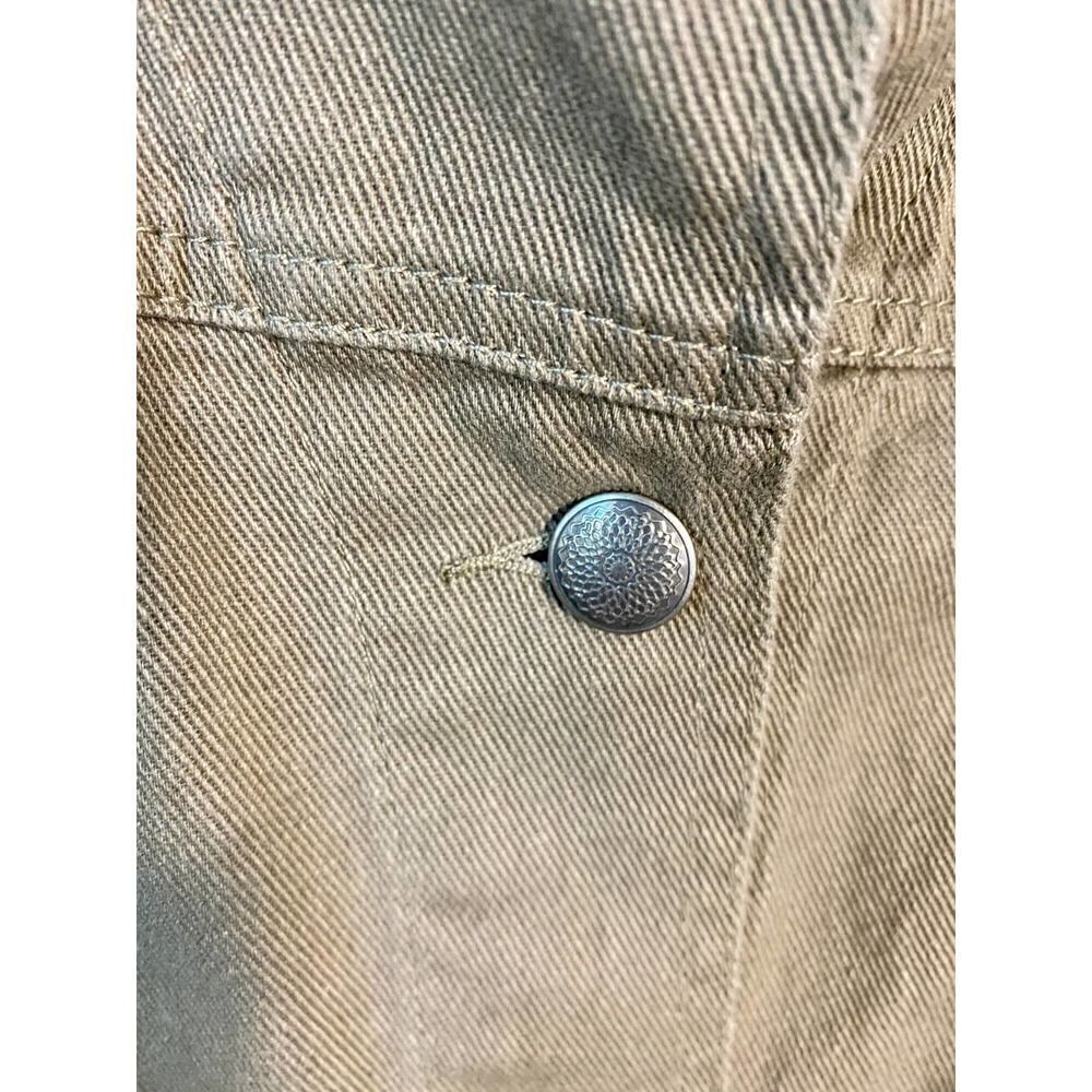 Westbound Tan Button Down Collared Cargo Jacket - Picture 6 of 7